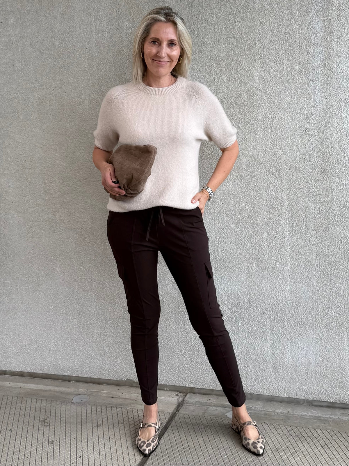 Triple Nine - Travel Broek Cargo Donkerbruin - 3001 - Peet kleding