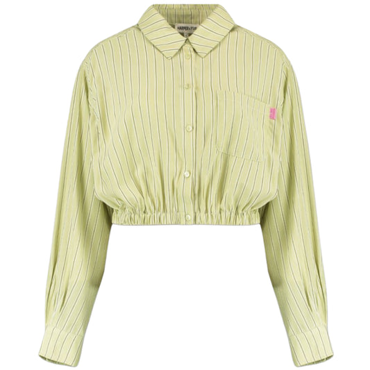 Harper & Yve Blouse Jace Stripe Matcha - Peet kleding