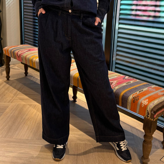 With Black Odette Denim Pant - Peet kleding