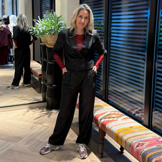 Ichi Blazer Livola Grijs - Peet kleding