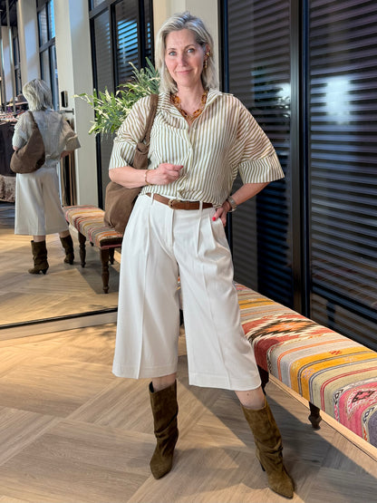 Copenhage Muse Tailor Pants Offwhite - Peet kleding