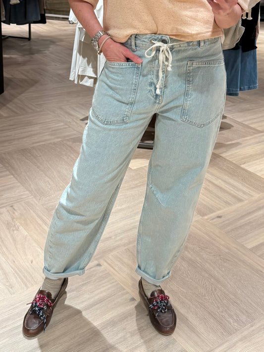 Yaya Worker Light Denim - Peet kleding