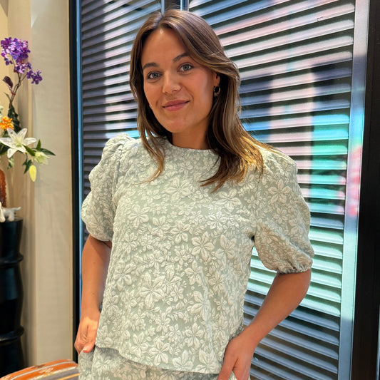 Azzurro Top Jade Salie - Peet kleding