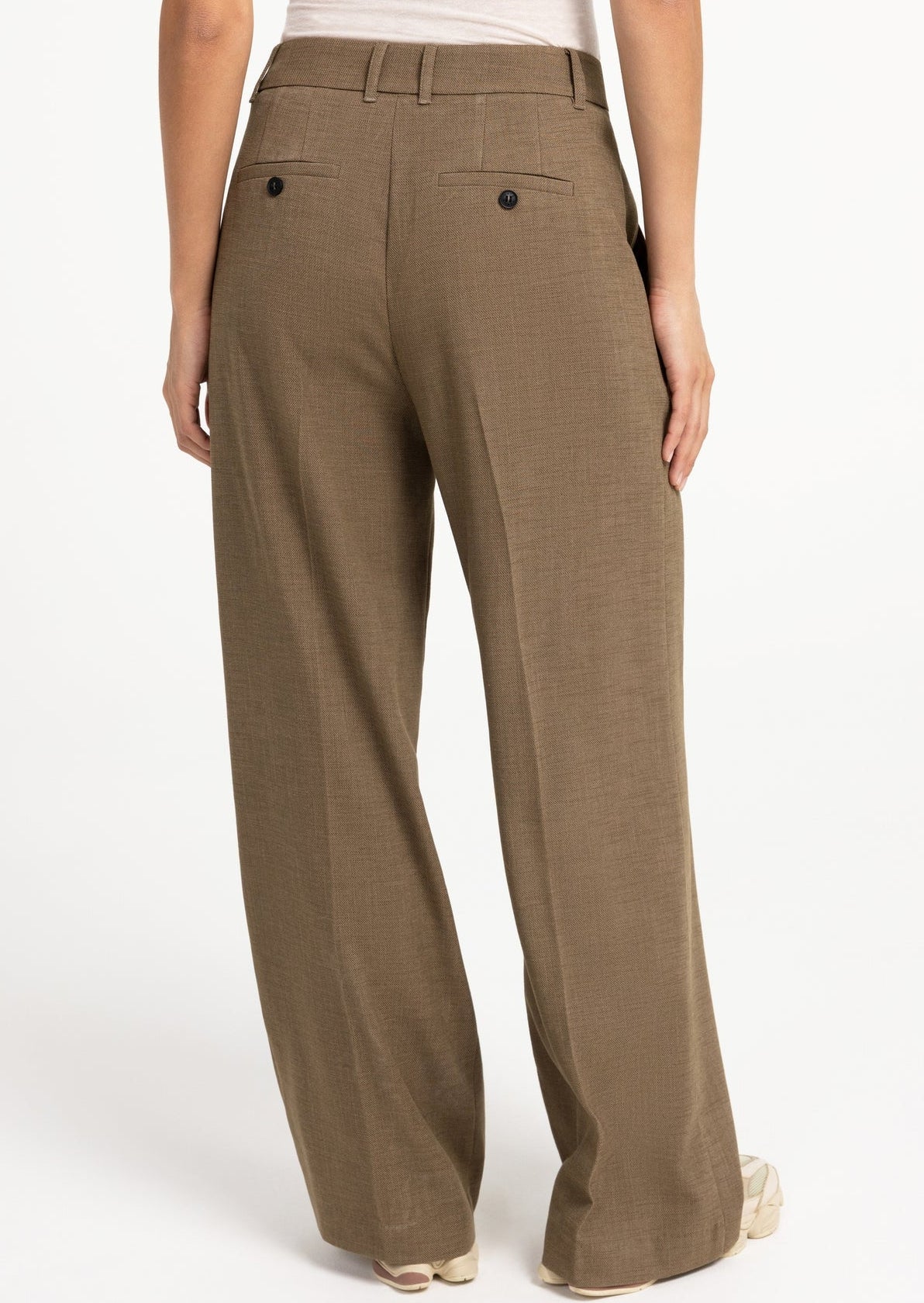 Yaya Broek Barrel Teak Brown - Peet kleding