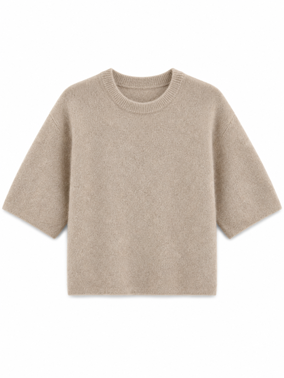 Alpaca Top Silvi Zand - Peet kleding