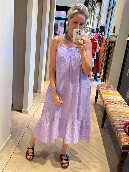 Jurk Marouska Mouseline Lila - Peet kleding