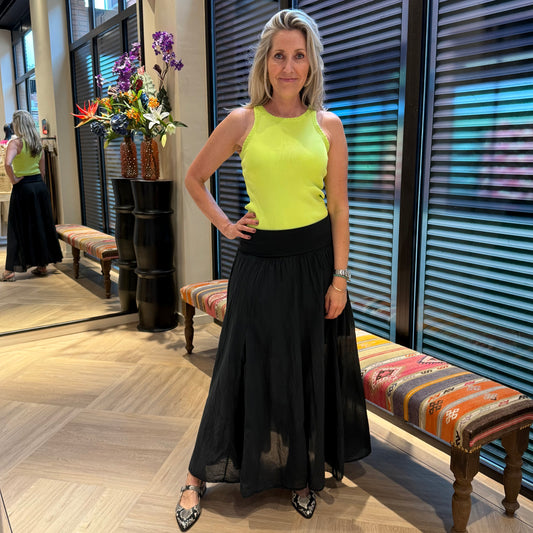 Rok Chantal Band Zwart - Peet kleding