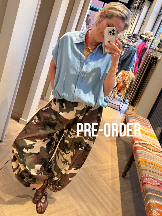 Broek Parachute Camouflage - Peet kleding