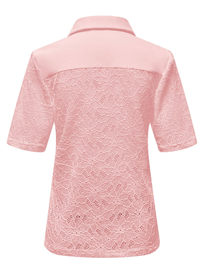 Triple Nine - Travel Top Merle Poederroze - 6948 - Peet kleding