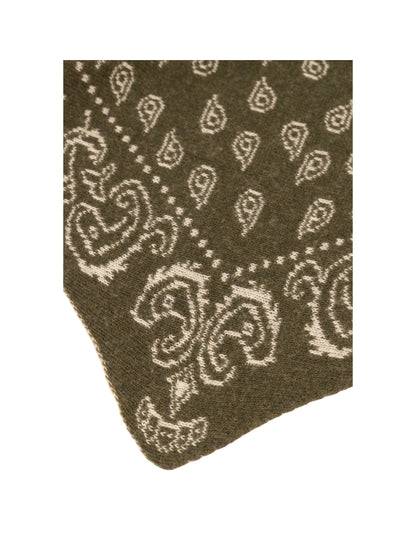 Sjaal Hollis Olijf Pino Beige - Peet kleding