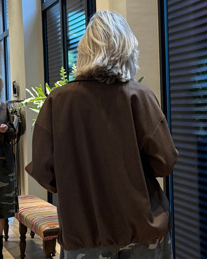Blazer Fanny Bruin Mêlee - Peet kleding