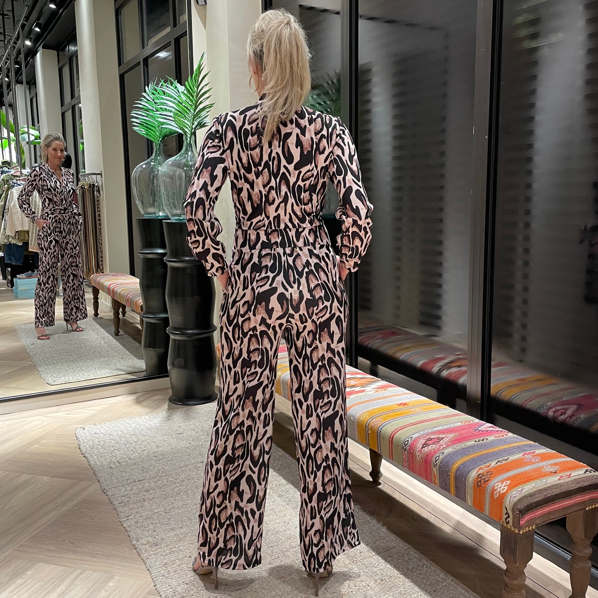 Jumpsuit Joany Leopard - Peet kleding