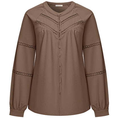 Triple Nine - Travel Blouse Grace Camel - 1105 - Peet kleding