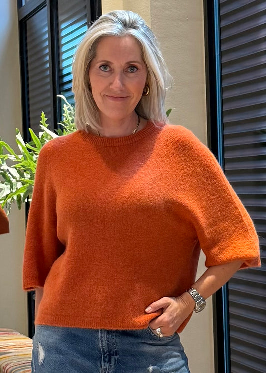 Alpaca Top Silvi Brique - Peet kleding