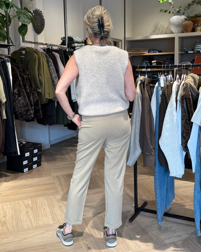 Yaya Spencer V-neck Beige