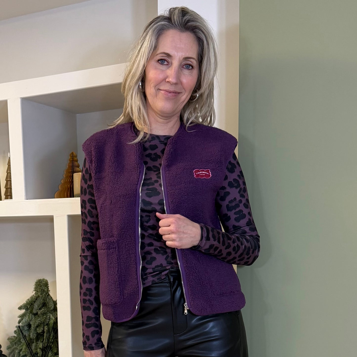 Azzurro Gilet Teddy Plum - Peet kleding