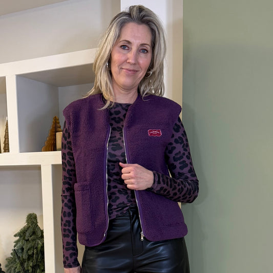 Azzurro Gilet Teddy Plum - Peet kleding