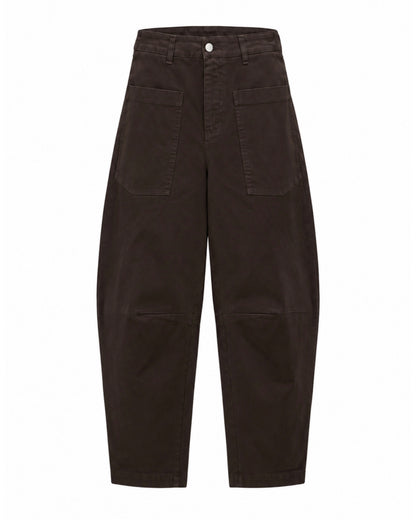 Broek Barrel Gabriel Donkerbruin