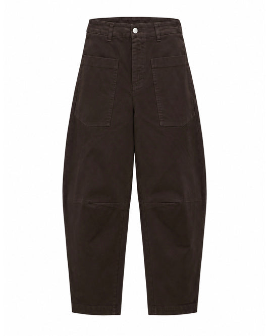 Broek Barrel Gabriel Donkerbruin - Peet kleding