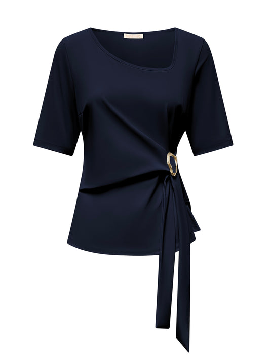 Triple Nine Travel Top Silvi Navy - 6944 - Peet kleding