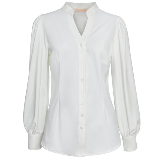 Triple Nine - Travel Blouse Viv Wit 1106 - Peet kleding