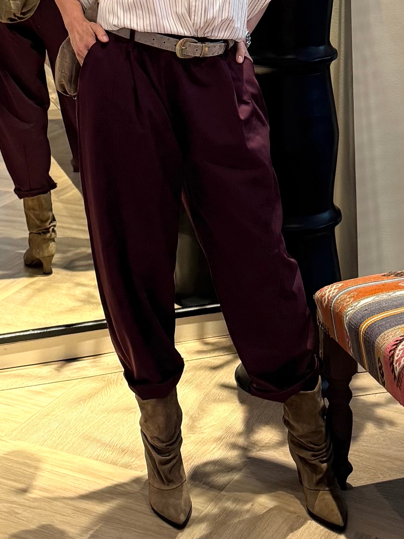 Broek Barrel Isa Bruin