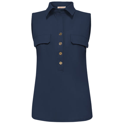 Triple Nine - Travel Top Amber Navy - 6910 - Peet kleding