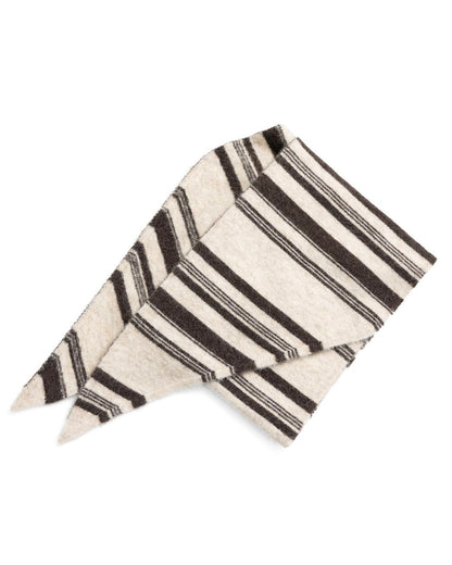 Yaya Gestreepte Sjaal Beige Brown - Peet kleding