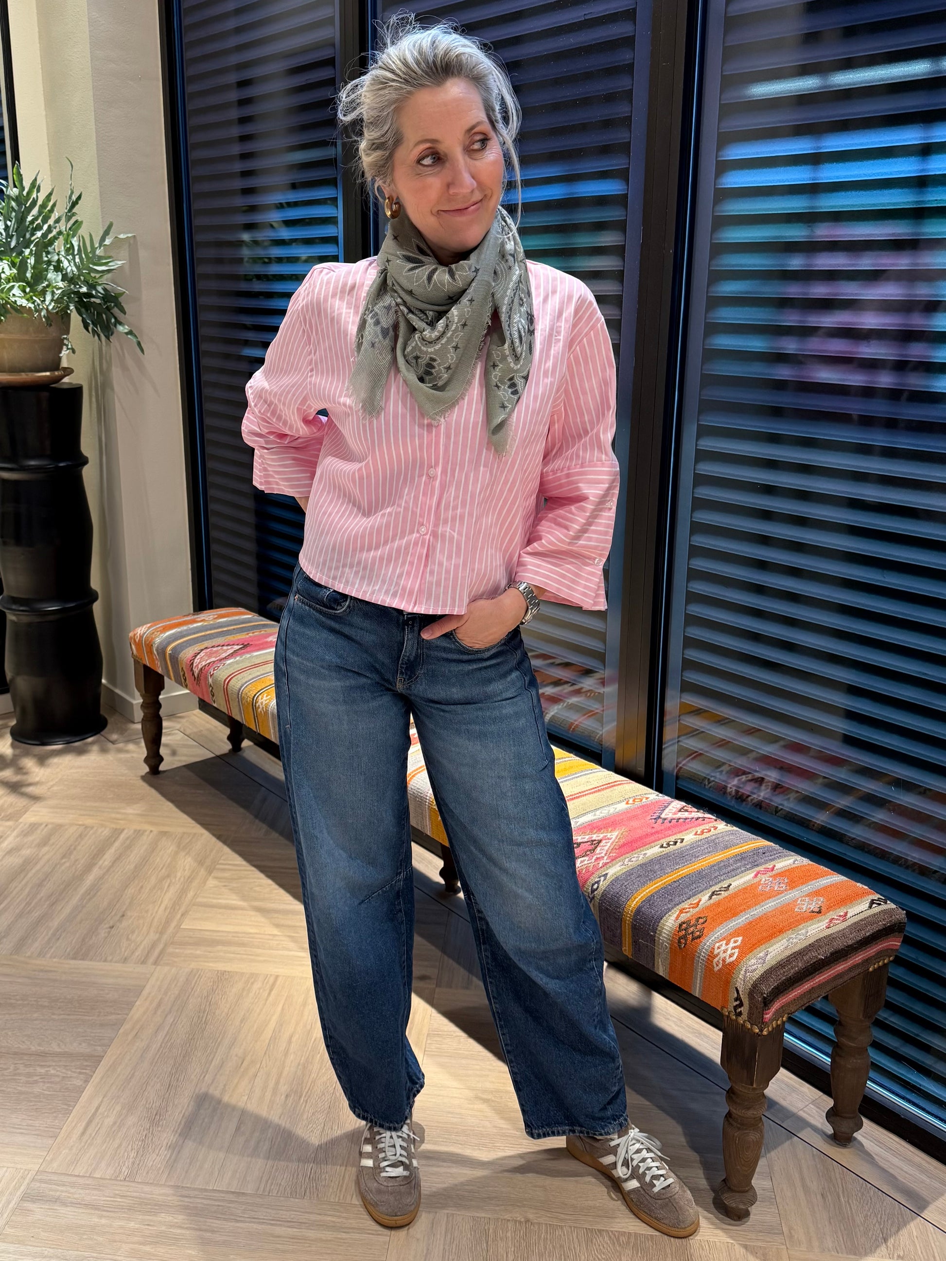 Blouse Shirley Streep Roze - Peet kleding