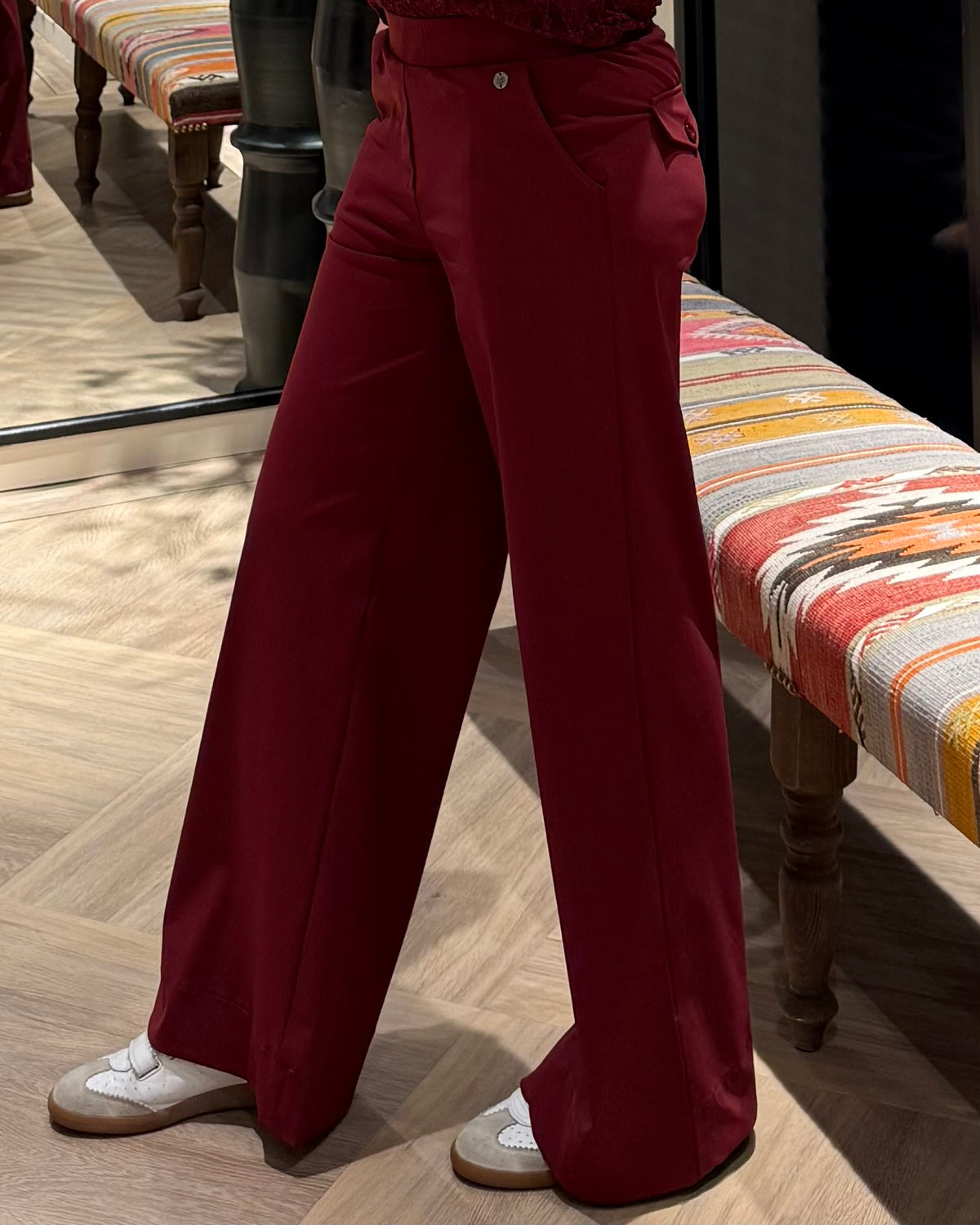 Triple Nine - Travel Broek Petra Bordeaux - 2703