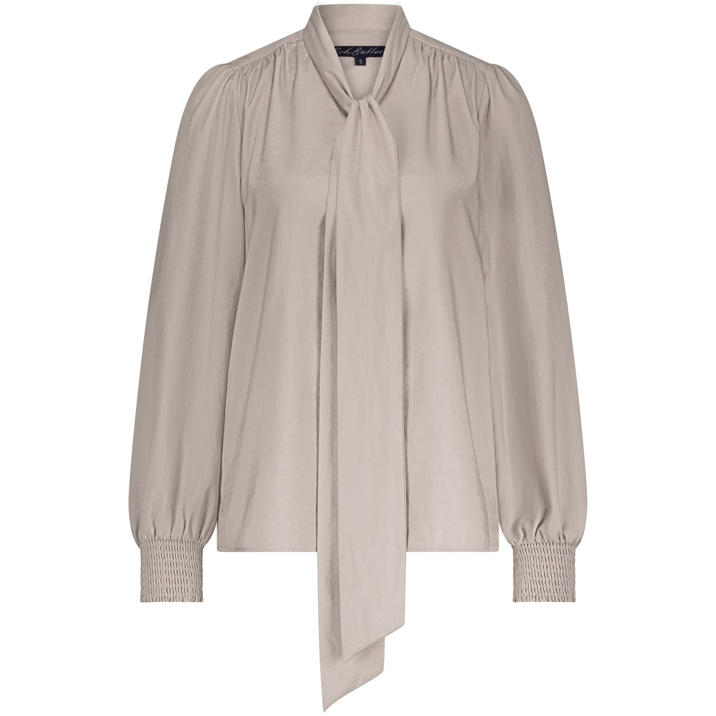 Red Button Blouse Bow Zand - Peet kleding