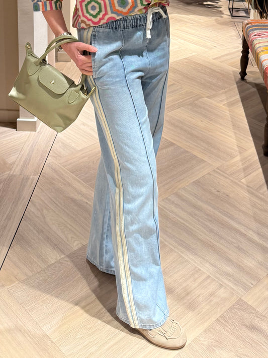 Geisha Jog Jeans Bleached Trackpants - Peet kleding