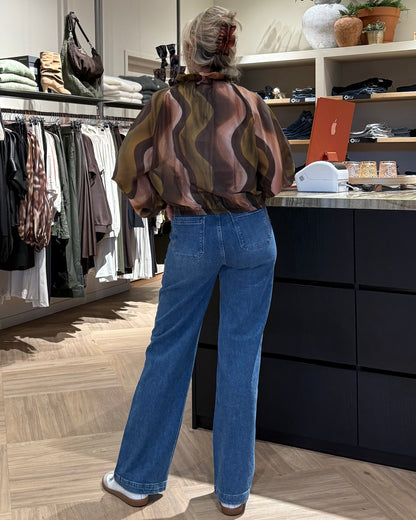 Blouson Wave Bruin Olijf - Peet kleding