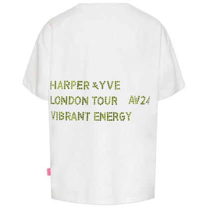 Harper & Yve T-Shirt Virbrantenergy Wit - Peet kleding