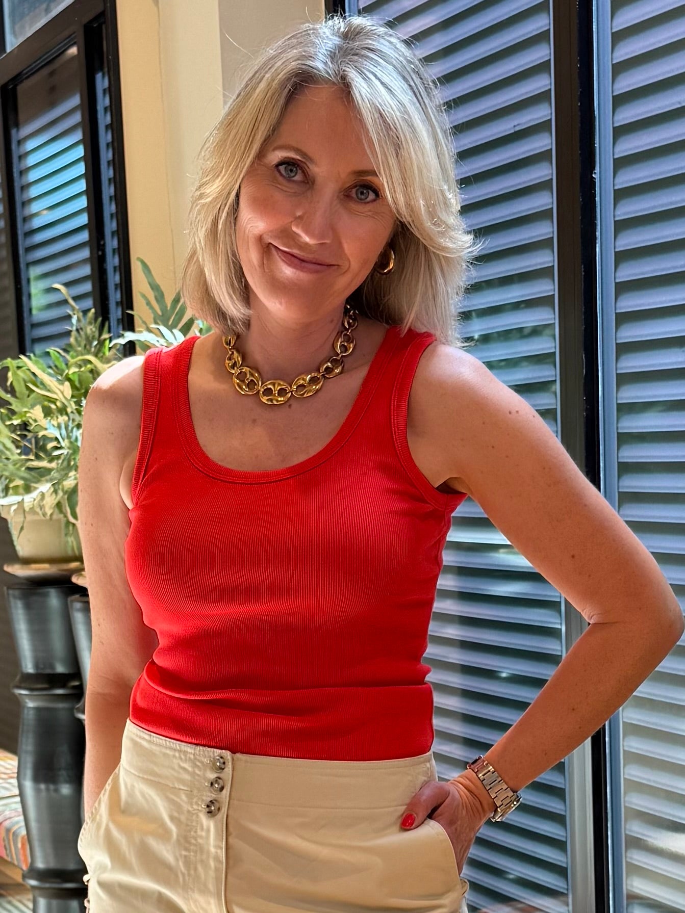 COJ Singlet Olivia Rood - Peet kleding