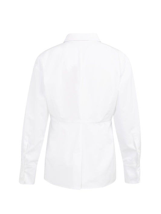 Yaya Poplin Blouse Wit