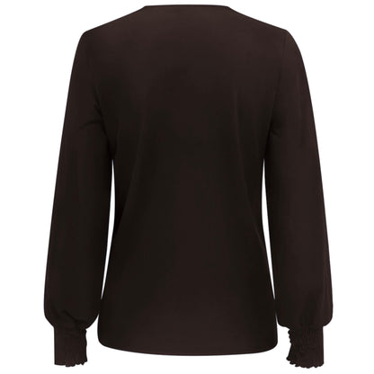 Triple Nine - Travel Top Laura Donkerbruin - 6933 - Peet kleding