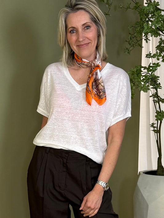 Zhrill Top Sudy Ecru - Peet kleding