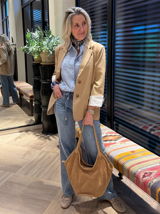 Red Button Jeans Colette Belt Lichtblauw - Peet kleding