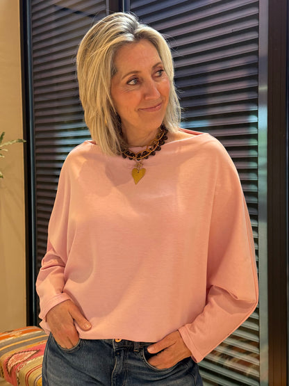 Azzurro Sweater Gaby Roze - Peet kleding