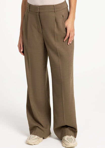 Yaya Broek Barrel Teak Brown - Peet kleding