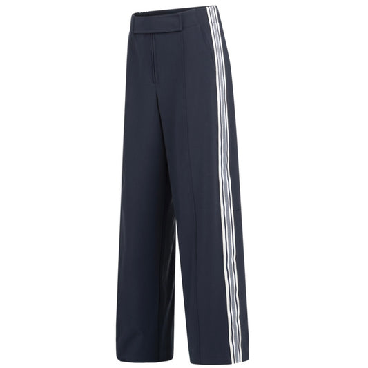 Yaya Hoge Broek Streep Blauw - Peet kleding