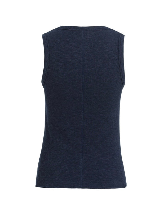 Yaya Singlet Rib Navy - Peet kleding