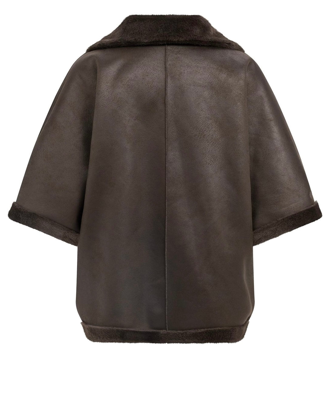 Yaya Faux Jas Reversible Delicio Brown - Peet kleding