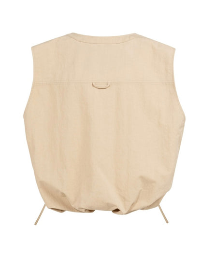 Yaya Gilet Beige - Peet kleding