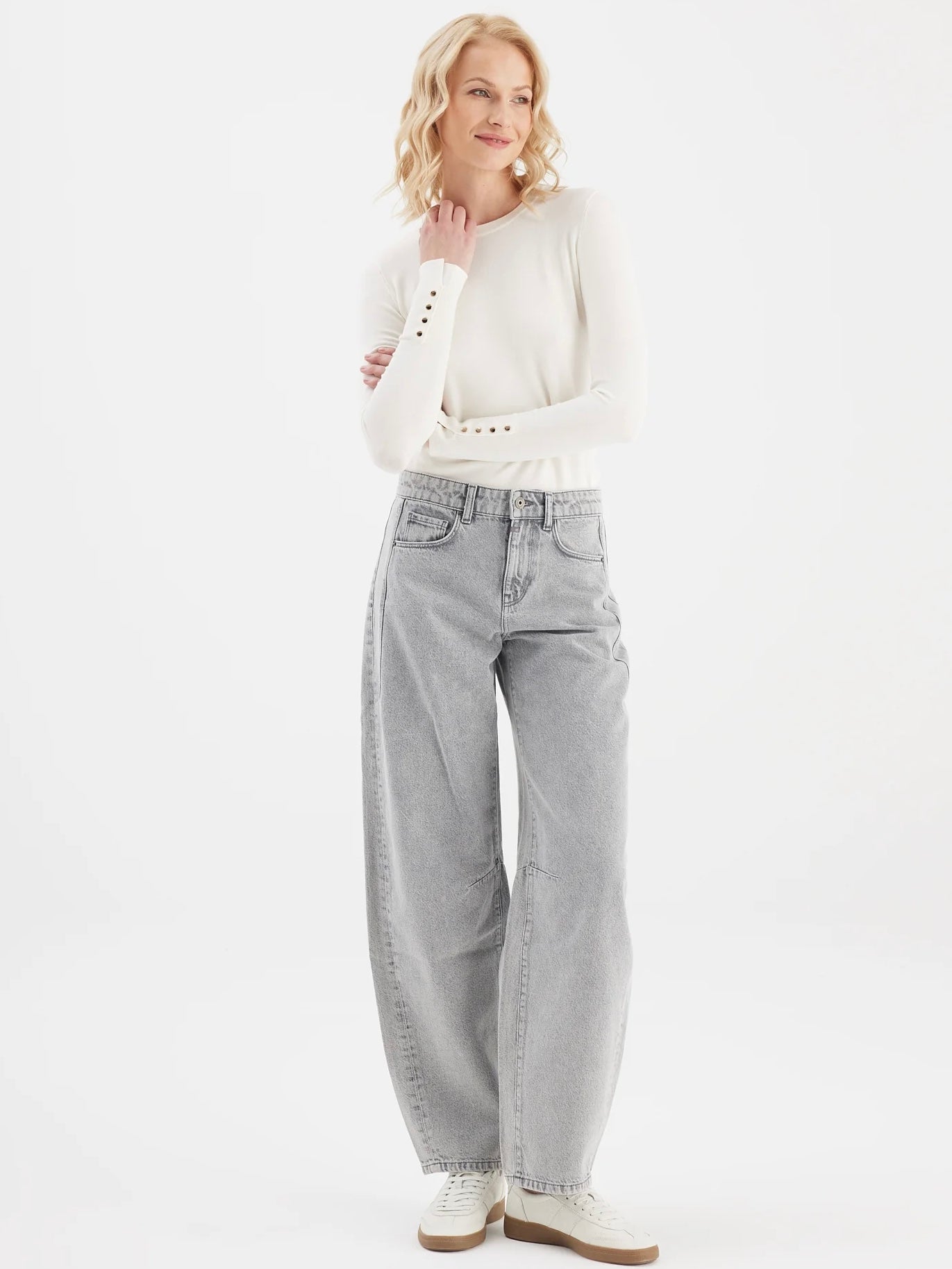 COJ Jeans Clara Marble Grey - Peet kleding