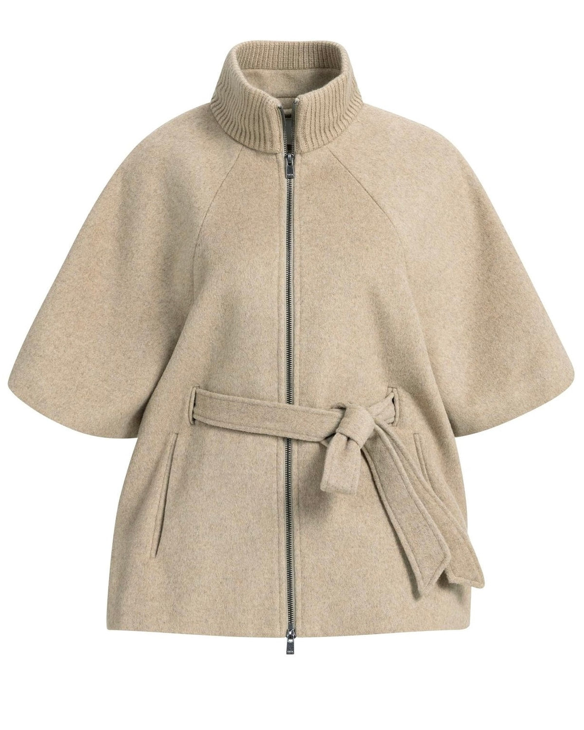 Yaya Ponchojas Cashmere Grey Melange - Peet kleding