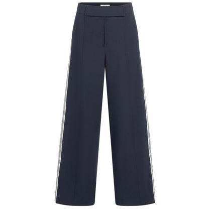 Yaya Hoge Broek Streep Blauw - Peet kleding