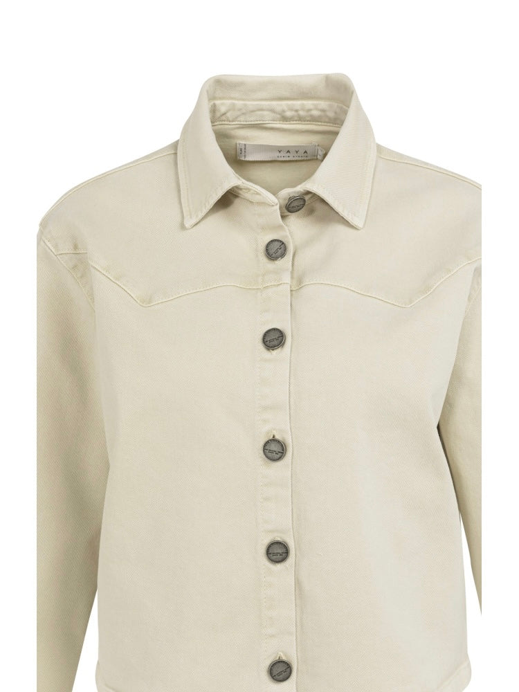 Yaya Jack Denim Beige - Peet kleding