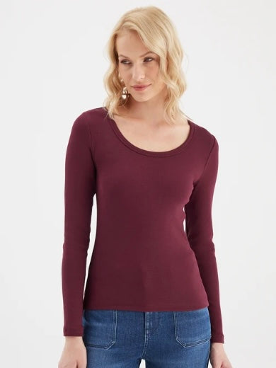 COJ Tee Dora Burgundy - Peet kleding